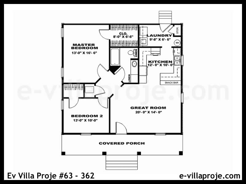 Ev Villa Proje #63 – 362 Ev Villa Projesi Model Detayları