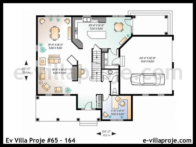 Ev Villa Proje #65 – 164 Ev Villa Projesi Model Detayları