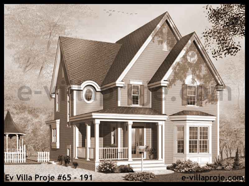 Ev Villa Proje #65 – 191 Ev Villa Projesi Model Detayları