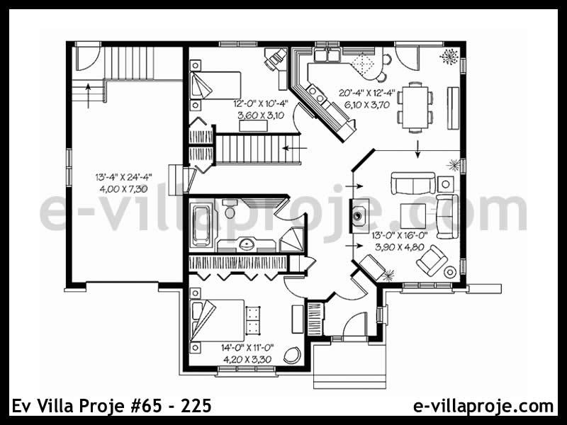 Ev Villa Proje #65 – 225 Ev Villa Projesi Model Detayları