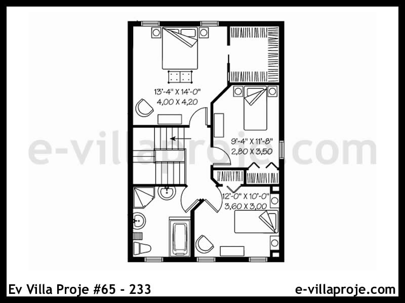 Ev Villa Proje #65 – 233 Ev Villa Projesi Model Detayları