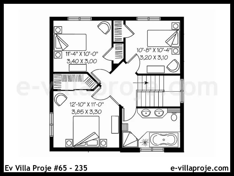 Ev Villa Proje #65 – 235 Ev Villa Projesi Model Detayları