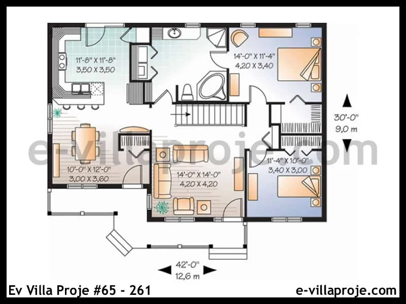 Ev Villa Proje #65 – 261 Ev Villa Projesi Model Detayları