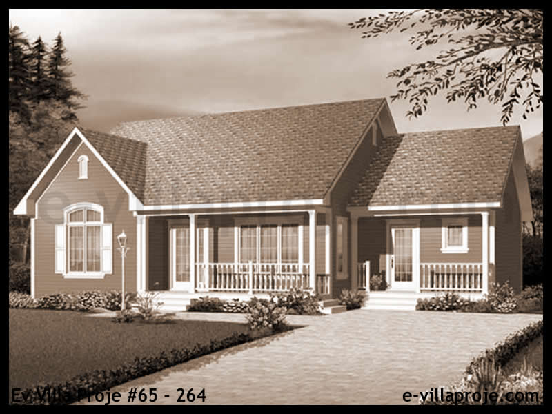 Ev Villa Proje #65 – 264 Ev Villa Projesi Model Detayları