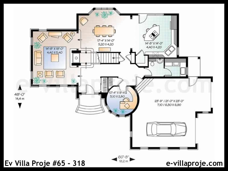 Ev Villa Proje #65 – 318 Ev Villa Projesi Model Detayları