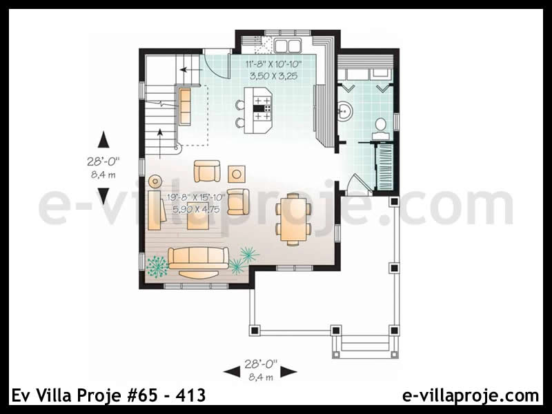 Ev Villa Proje #65 – 413 Ev Villa Projesi Model Detayları
