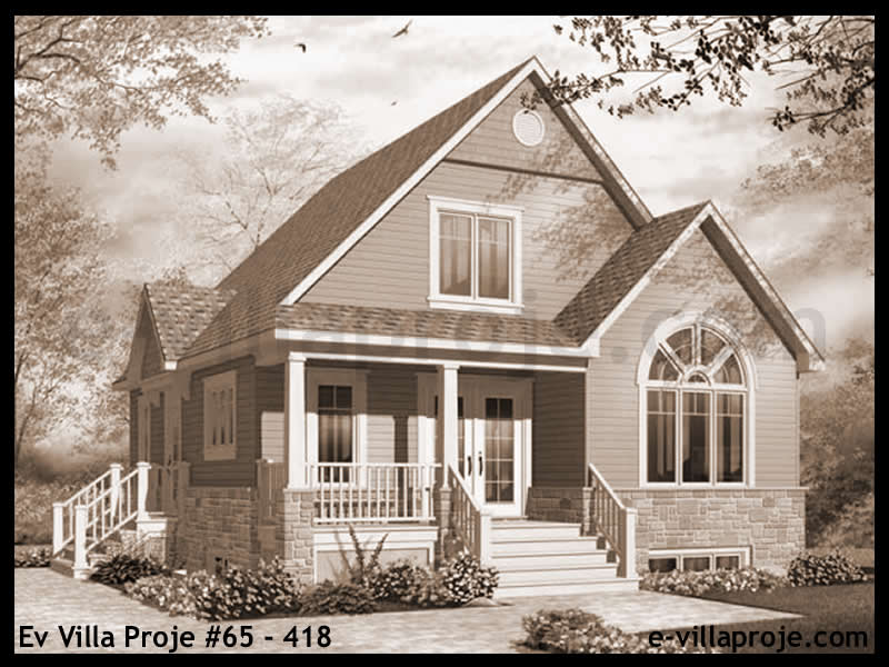 Ev Villa Proje #65 – 418 Ev Villa Projesi Model Detayları