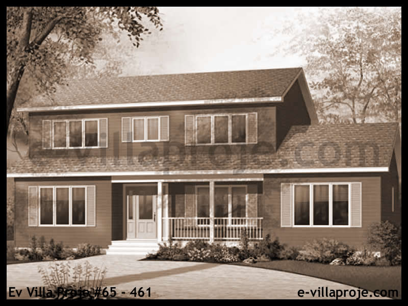 Ev Villa Proje #65 – 461 Ev Villa Projesi Model Detayları