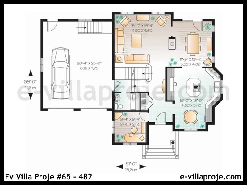 Ev Villa Proje #65 – 482 Ev Villa Projesi Model Detayları