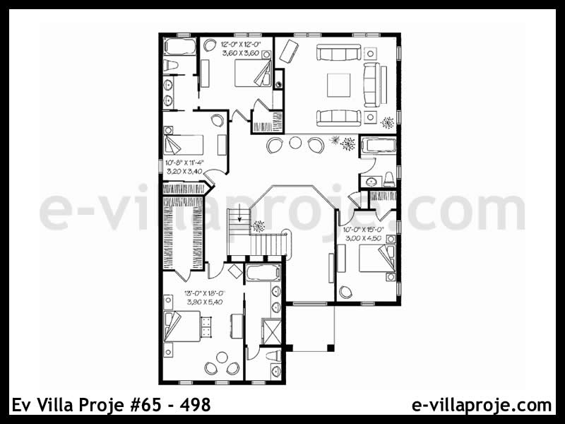 Ev Villa Proje #65 – 498 Ev Villa Projesi Model Detayları