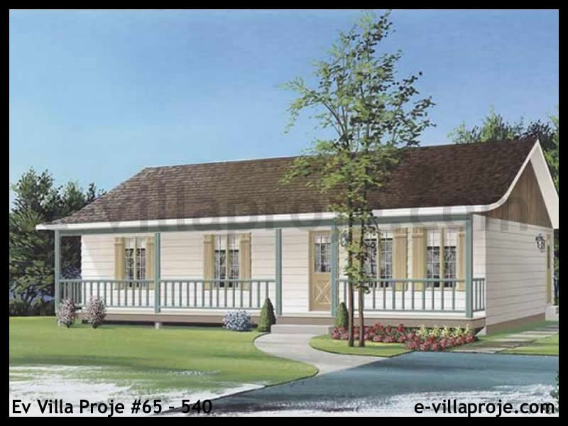 Ev Villa Proje #65 – 540, 1 katlı, 3 yatak odalı, 0 garajlı, 102 m2