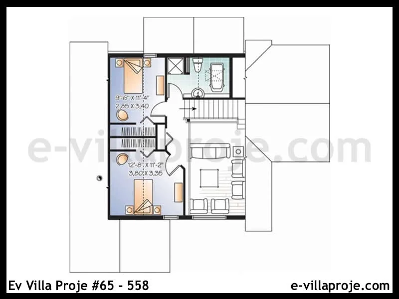 Ev Villa Proje #65 – 558 Ev Villa Projesi Model Detayları