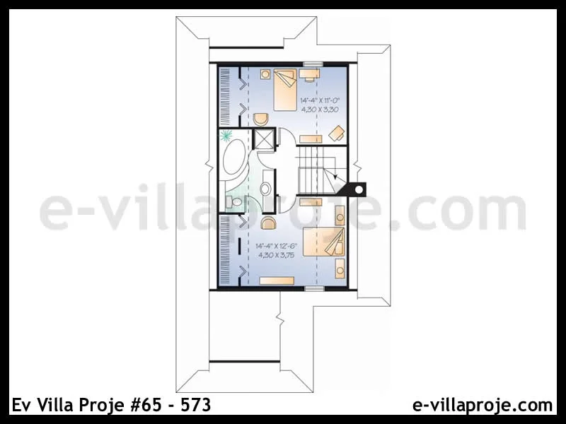Ev Villa Proje #65 – 573 Ev Villa Projesi Model Detayları