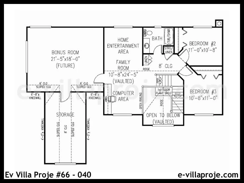 Ev Villa Proje #66 – 040 Ev Villa Projesi Model Detayları
