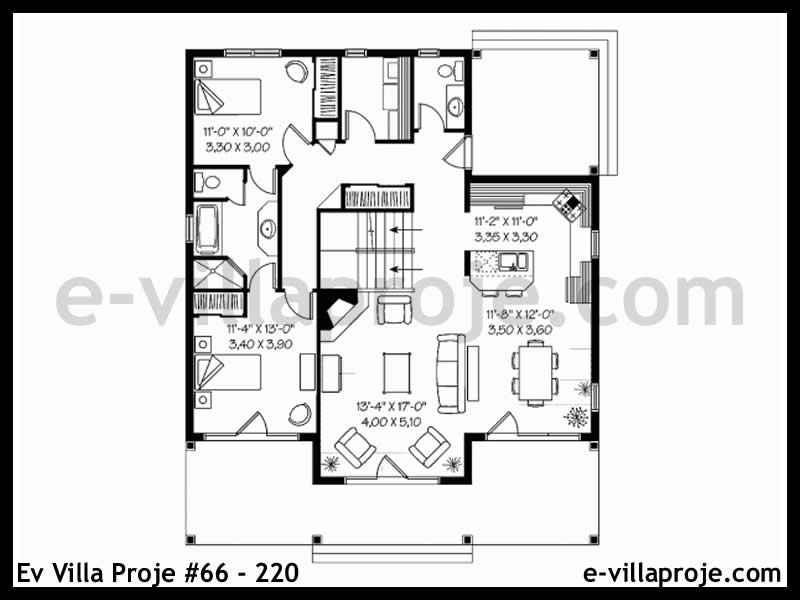 Ev Villa Proje #66 – 220 Ev Villa Projesi Model Detayları