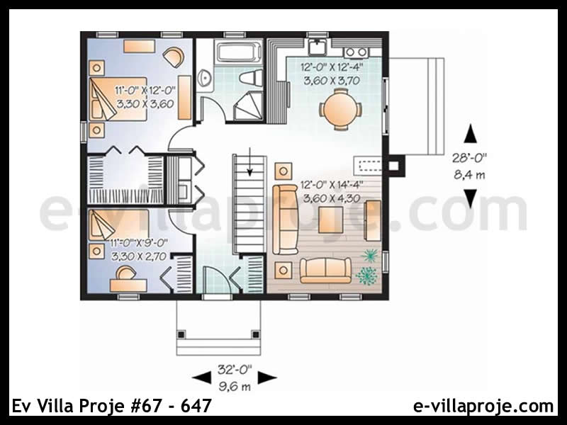 Ev Villa Proje #67 – 647 Ev Villa Projesi Model Detayları