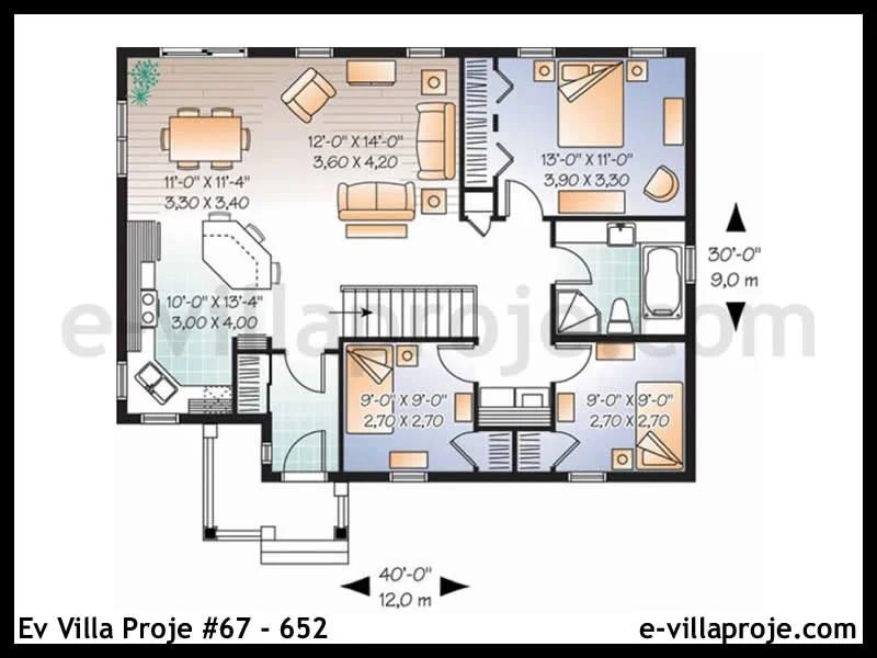 Ev Villa Proje #67 – 652 Ev Villa Projesi Model Detayları