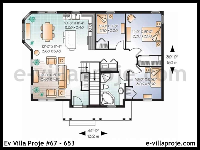 Ev Villa Proje #67 – 653 Ev Villa Projesi Model Detayları