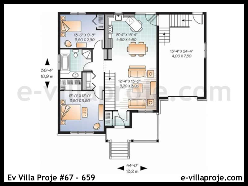 Ev Villa Proje #67 – 659 Ev Villa Projesi Model Detayları
