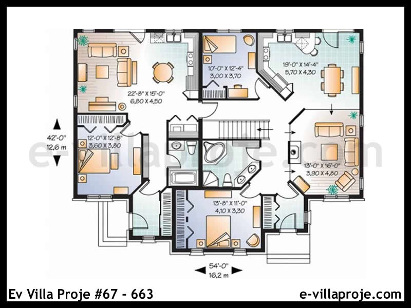 Ev Villa Proje #67 – 663 Ev Villa Projesi Model Detayları