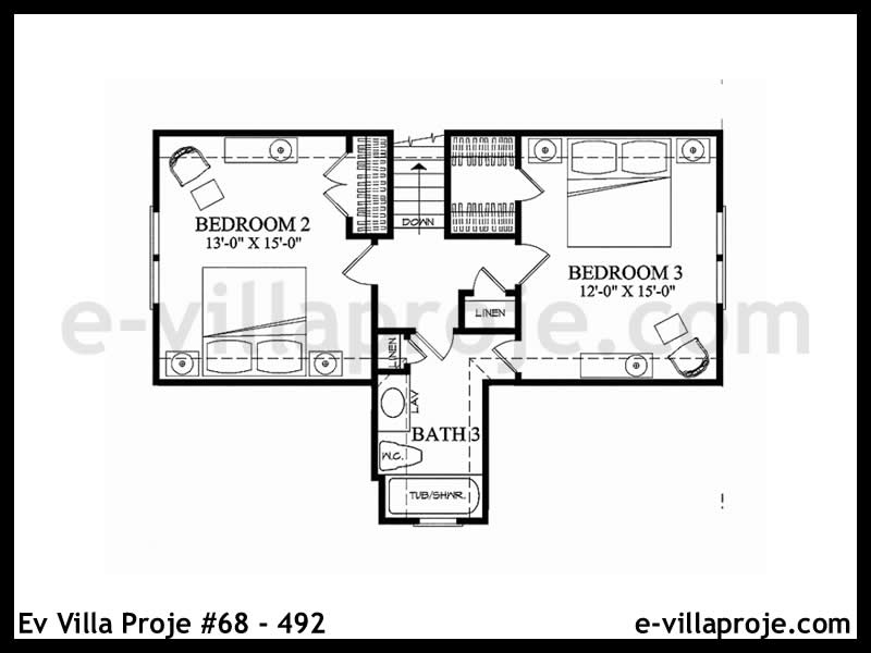 Ev Villa Proje #68 – 492 Ev Villa Projesi Model Detayları