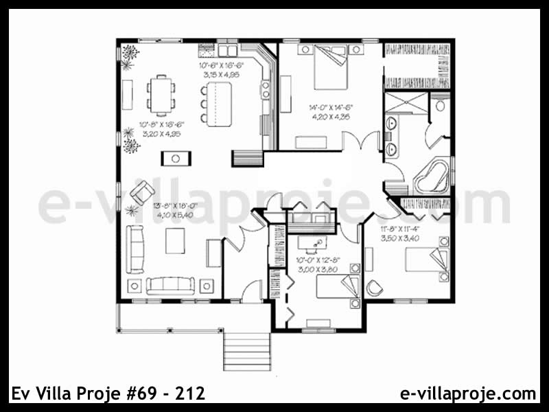 Ev Villa Proje #69 – 212 Ev Villa Projesi Model Detayları