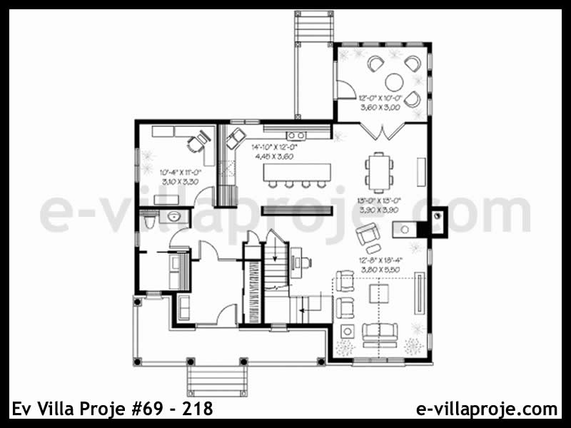 Ev Villa Proje #69 – 218 Ev Villa Projesi Model Detayları