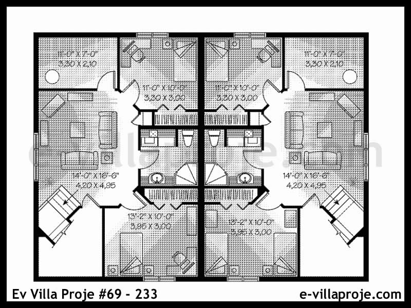 Ev Villa Proje #69 – 233 Ev Villa Projesi Model Detayları