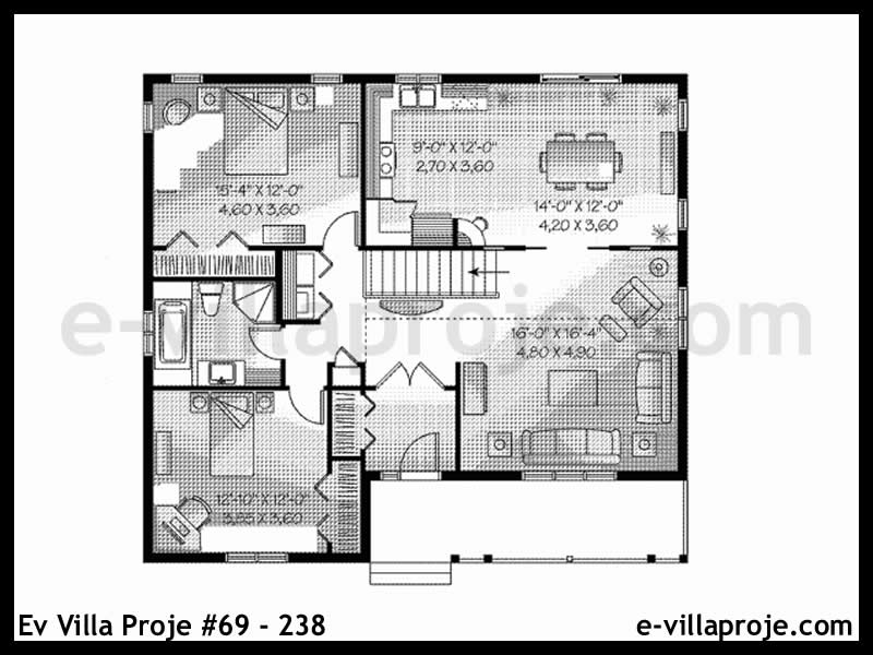 Ev Villa Proje #69 – 238 Ev Villa Projesi Model Detayları