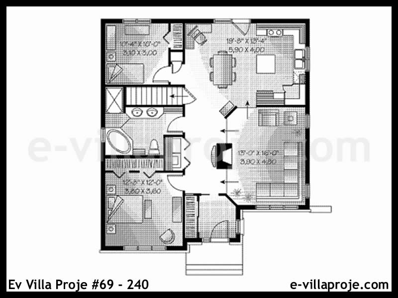 Ev Villa Proje #69 – 240 Ev Villa Projesi Model Detayları