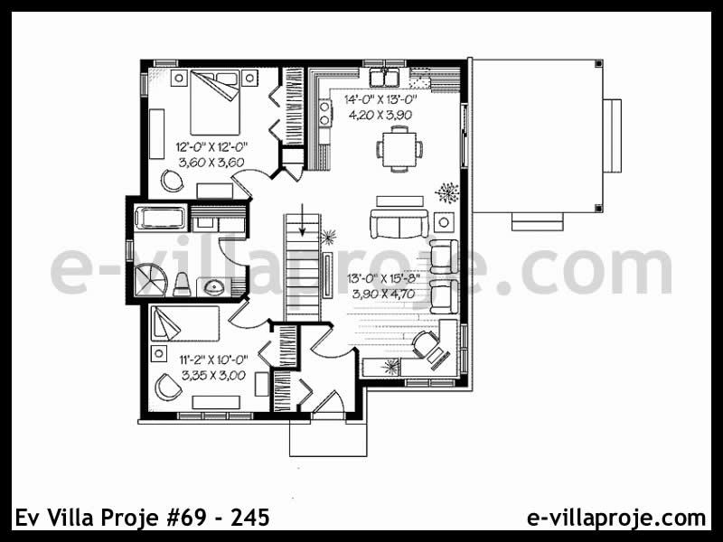 Ev Villa Proje #69 – 245 Ev Villa Projesi Model Detayları