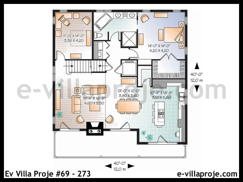 Ev Villa Proje #69 – 273 Ev Villa Projesi Model Detayları
