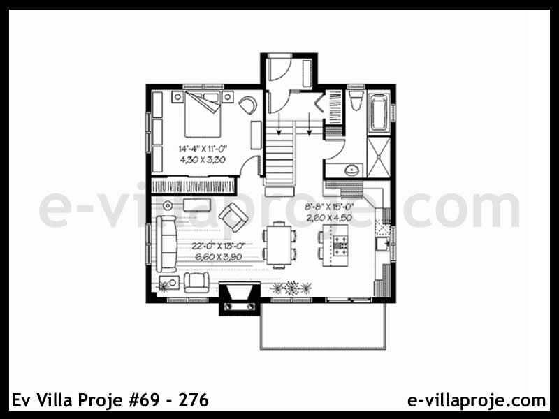 Ev Villa Proje #69 – 276 Ev Villa Projesi Model Detayları