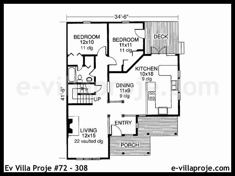 Ev Villa Proje #72 – 308 Ev Villa Projesi Model Detayları