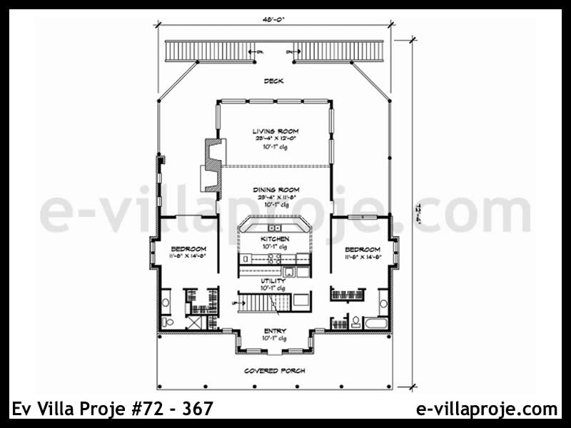 Ev Villa Proje #72 – 367 Ev Villa Projesi Model Detayları