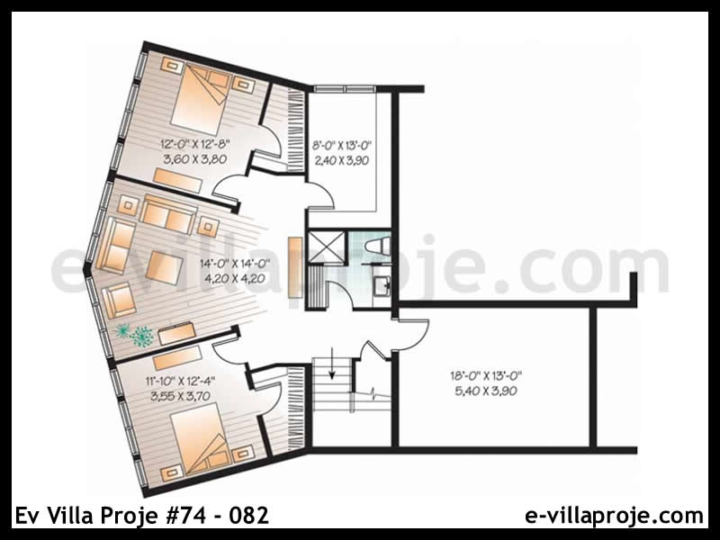 Ev Villa Proje #74 - 082 Çelik Ev Projesi - Görsel 4