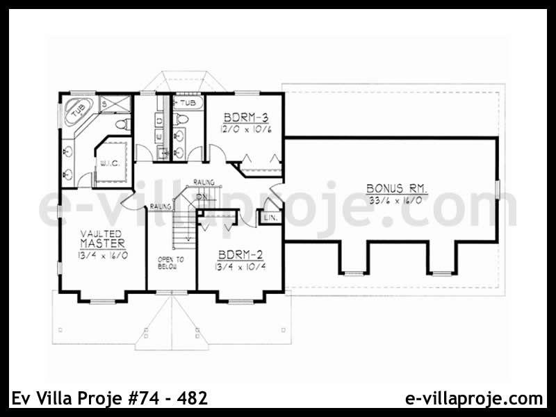 Ev Villa Proje #74 – 482 Ev Villa Projesi Model Detayları