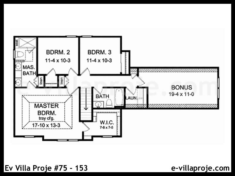 Ev Villa Proje #75 – 153 Ev Villa Projesi Model Detayları