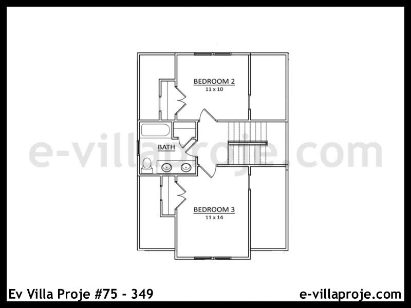 Ev Villa Proje #75 – 349 Ev Villa Projesi Model Detayları