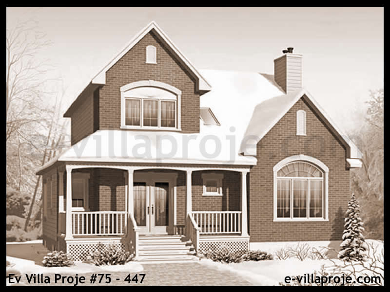 Ev Villa Proje #75 – 447 Ev Villa Projesi Model Detayları