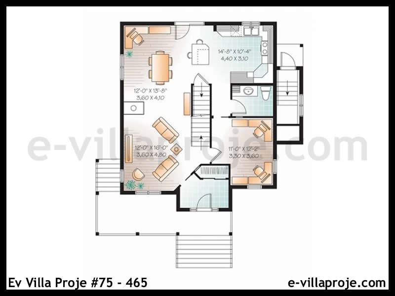 Ev Villa Proje #75 – 465 Ev Villa Projesi Model Detayları