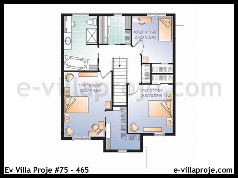 Ev Villa Proje #75 – 465 Ev Villa Projesi Model Detayları