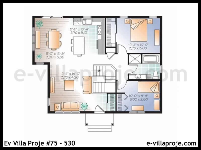 Ev Villa Proje #75 – 530 Ev Villa Projesi Model Detayları
