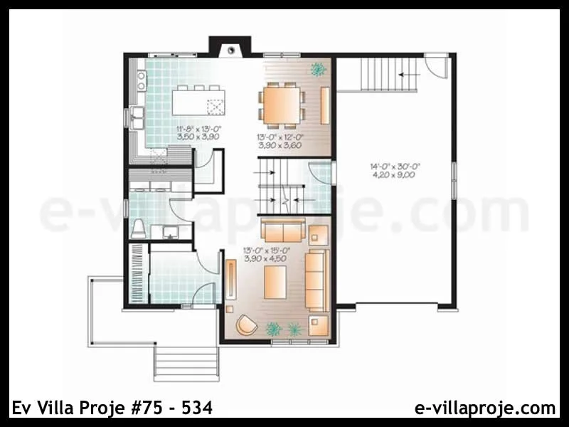 Ev Villa Proje #75 – 534 Ev Villa Projesi Model Detayları