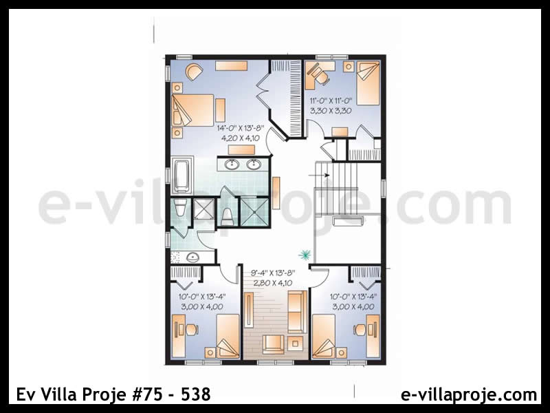 Ev Villa Proje #75 – 538 Ev Villa Projesi Model Detayları