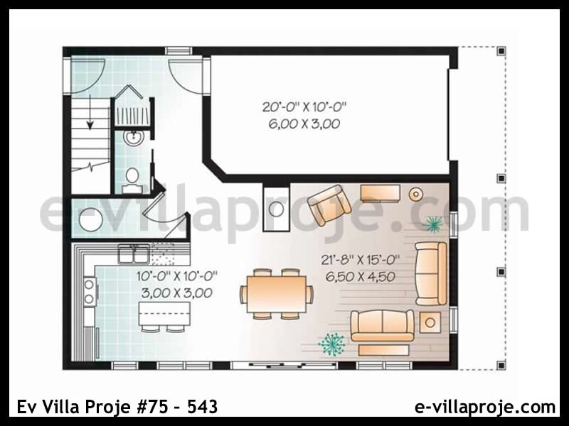 Ev Villa Proje #75 – 543 Ev Villa Projesi Model Detayları