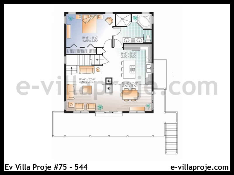 Ev Villa Proje #75 – 544 Ev Villa Projesi Model Detayları