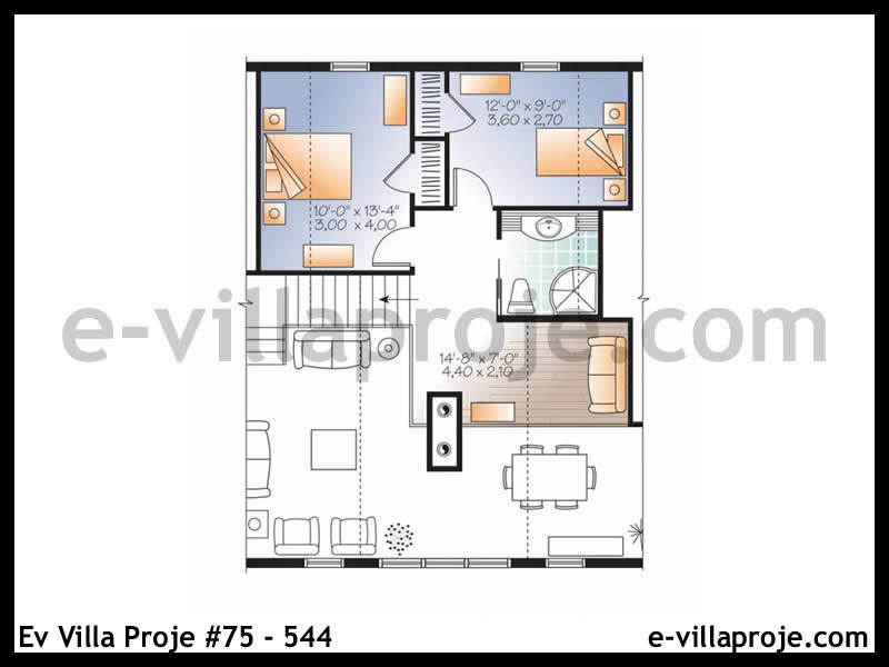 Ev Villa Proje #75 – 544 Ev Villa Projesi Model Detayları