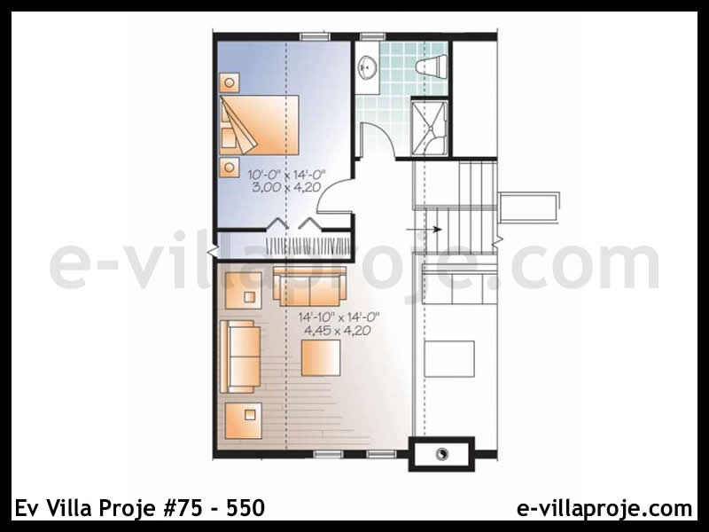 Ev Villa Proje #75 – 550 Ev Villa Projesi Model Detayları