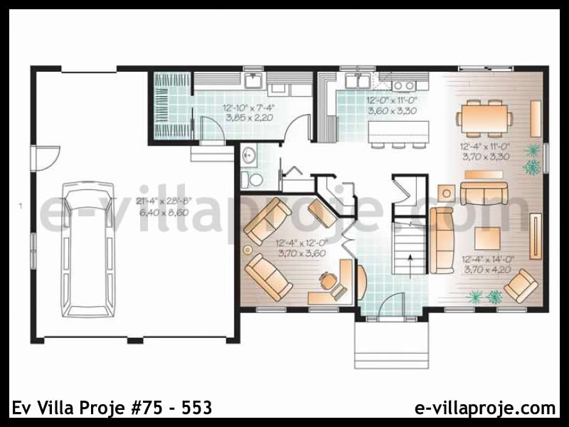 Ev Villa Proje #75 – 553 Ev Villa Projesi Model Detayları